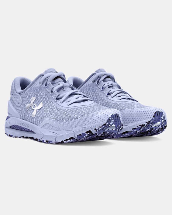 Women's UA HOVR™ Intake 6 Running Shoes in Purple image number 3